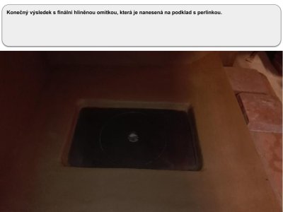 Instalace litinové plotýnky na ohřev čaje do plášťové konstrukce