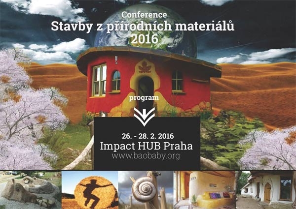 Konference - Stavby z přírodních materiálů Praha 2016