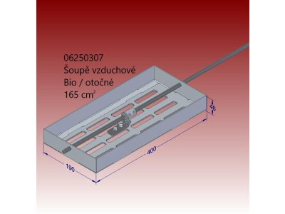 Šoupě vzduchové BIO/otočné